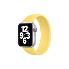 egyéb Szilikon körpánt óraszíj Apple Watch 1-3: 42 mm/Watch 4-6: 44 mm/Watch 7: 45 mm M-es méret sárga okosóra kellék