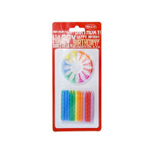egyéb Születésnapi gyertya 24 darabos készlet - vegyes party kellék