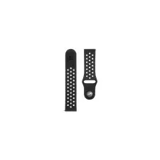 egyéb Tactical Double Univerzális Szilikon szíj 22mm - Fekete okosóra kellék