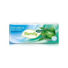 egyéb Tento Family 3 rétegű papírzsebkendő - Eukaliptuszolaj illatú (10x10db) higiéniai papíráru