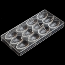 egyéb Tojás alakú bonbon forma, polikarbonát, 27,5×13,5 cm sütés és főzés