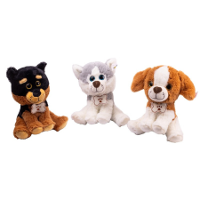 egyéb Ülő kutyus plüss csonttal puzzle, kirakós