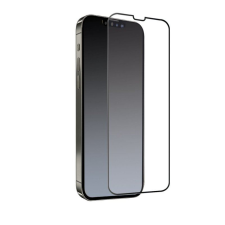 egyéb Utángyártott Apple iPhone 13 5D Full Glue hajlított, tempered glass kijelzővédő fekete kerettel (59461) (eb59461) - Védőfólia mobiltelefon kellék