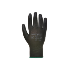 egyéb Védőkesztyű PU tenyérmártással nylon méret L A120 Portwest fekete védőkesztyű