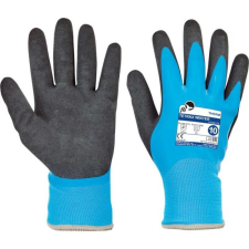 egyéb Védőkesztyű Tetrax Winter latex, kék/fekete, 8 védőkesztyű