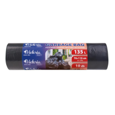 egyéb Victoria Facility Szemeteszsák 135 l (10 db / tekercs) - Fekete tisztító- és takarítószer, higiénia
