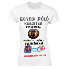  Egyedi fényképes női környakas póló nyomtatás, készítés női póló