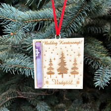  Egyedi neves pénztartós karácsonyfadísz karácsonyfadísz