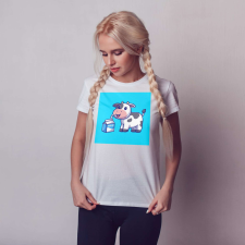  Egyedi póló | NFT series – Boci szereti a tejét ajándéktárgy