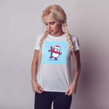  Egyedi póló | NFT series – Cuki pingvin jégkorcsolyázik ajándéktárgy