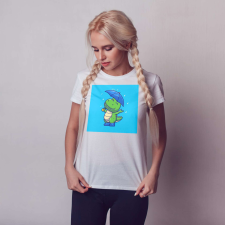  Egyedi póló | NFT series – Esőben T-rex ajándéktárgy