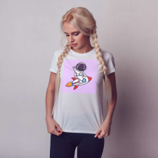  Egyedi póló | NFT series – Rakétás űrhajós ajándéktárgy