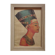 Egyiptomi kép - Nefertiti (30 x 20 cm) grafika, keretezett kép