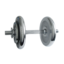 Egykezes terhelhető súlyzó, krómozott 14 kg - átmérő 25 mm kézisúlyzó