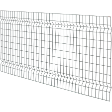  Egyrudas hálós kerítéspanel 3D antracit  100 x 200 cm kerti bútor