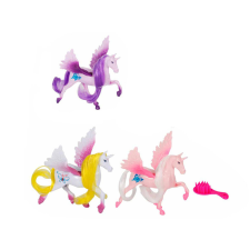  Egyszarvú fésűvel 11cm játékfigura