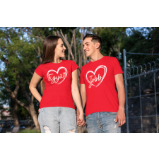  Együtt Jobb piros póló egyedi ajándék