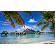  Egzotikus Bora Bora tapéta, 300 x 200 cm tapéta, díszléc és más dekoráció