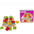 Eichhorn Fa toronyépítő Stacking Toy Eichhorn 5 különböző színes alakzattal 21 darabos 12 hó-tól