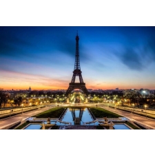  Eiffel-torony hajnalban tapéta, 300 x 200 cm tapéta, díszléc és más dekoráció