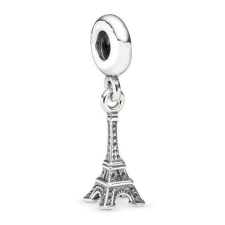 Eiffel-torony Pandora stílusú medál kulcstartó