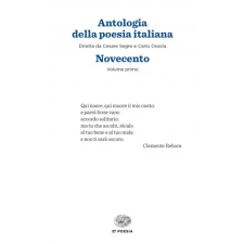 Einaudi Antologia della poesia italiana del Novecento voll 1 e 2 idegen nyelvű könyv