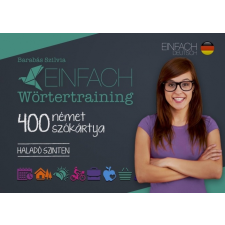  EINFACH WÖRTERTRAINING - 400 NÉMET SZÓKÁRTYA - HALADÓ SZINTEN nyelvkönyv, szótár