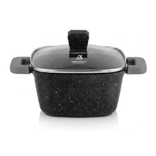 Eisenbach Professional 24 cm szögletes lábas üvegfedővel 4,8 l EB24 edény