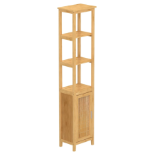EISL 3 rekeszes bambusz magasszekrény 40 x 30 x 190 cm (438820) fürdőszoba bútor
