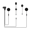 EJEAS C típusú fejhallgató motoros sisakhoz USB-C fekete HIFI-M3