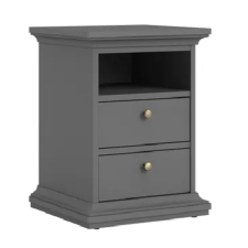  Éjeliszekrény, szürke, PARIS 70302 bútor