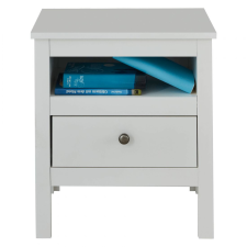 Éjjeliszekrény 1S, fehér, OLJE bútor