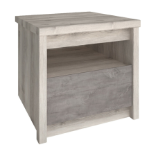  Éjjeliszekrény 1S, nairobi gesztenye/onix, JESI bútor