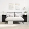  Éjjeliszekrény 2 pcs Fekete tölgy 40 x 35 x 65 cm Faanyag