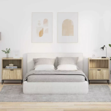  Éjjeliszekrény 2 pcs sonoma tölgy 49 x 36 x 61 cm Faanyag bútor