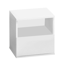 Éjjeliszekrény, fehér, DOLI bútor