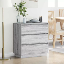  Éjjeliszekrény fiókkal Szürke 71 x 34,5 x 75 cm Faanyag bútor