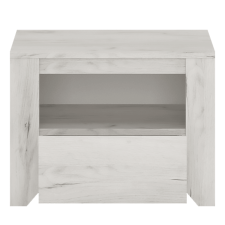  Éjjeliszekrény typ 95, fehér craft, ANGEL bútor