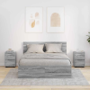 Éjjeliszekrények 2 pcs Szürke Sonoma 30,5 x 30 x 43 cm Faanyag
