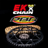 EK CHAIN EK PBR 520 SRX2 láncszett 13/50-116 - alu standard hátsó lánckerék EK CHAIN Erőátviteli alkatrészek Láncok, lánckerekek, láncszettek Láncszettek