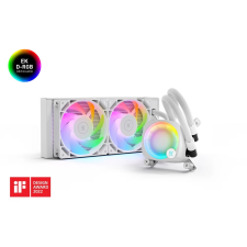 EK WATER BLOCKS EK-Nucleus AIO CR240 Lux D-RGB - fehér hűtés