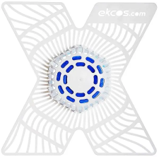 EKCOS Xcrën Puck Piszoárszűrő, környezetbarát NON-PARA oldható tablettával, fresh illat tisztító- és takarítószer, higiénia