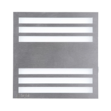 Eko-Light - PEPERS - Lépcsőmegvilágító - ezüst/fehér - 3000K - meleg fény világítás