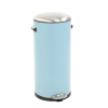 Eko pedálos szemetes, Belle Deluxe, űrtartalom 30 liter, 1 kivehető rekesz, hangtalan fedél nyitás/zárás, ergonomikus, rozsdamentes acél, ujjlenyomat-álló, kék