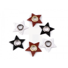  Ekobőr bujtató csillag - 4 db/csomag dekorációs kellék
