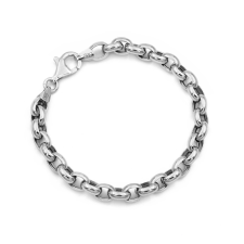 Ékszer ABC Ezüst női anker karlánc "7" karkötő