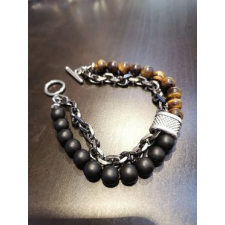 Ékszerek Elitparfüm férfi borostyán-fekete karkötő karkötő