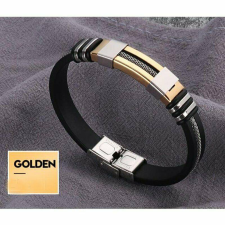 Ékszerek Elitparfüm férfi karkötő ezüst és arany színű karkötő