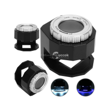 Ékszerész nagyító mikroszkóp 30x 3 led uv patron mikroszkóp