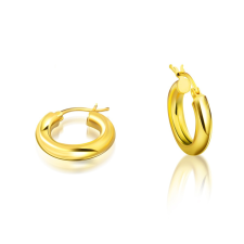Ékszerkirály 14k arany karika fülbevaló, 20 mm fülbevaló
